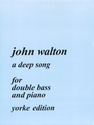 A deep Song for double bass and piano