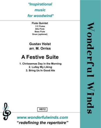 A FESTIVE SUITE Flute Quintet: 3 Fls, Afl, Bfl