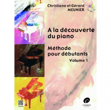 A la d�couverte du piano vol.1 (+CD) M�thode pour D�butants