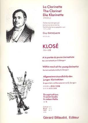 A la port�e du jeune clarinettiste vol.7 pour clarinette