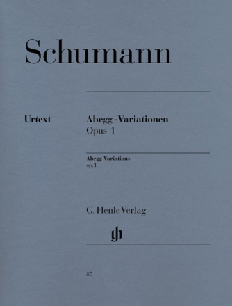Abegg-Variationen op.1 f�r Klavier