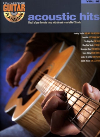 Acoustic Hits (+CD): guitar playalong vol.10 songbook vocal/guitar/tab