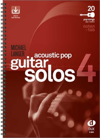 Acoustic Pop Guitar Solos vol.4 (+Online Audio) f�r Gitarre/Tabulatur