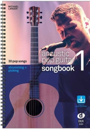 Acoustic Pop Guitar Songbook vol.1 (+Online Audio) for guitar/tab