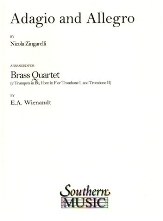 Adagio and Allegro for brass QUARTET score and parts