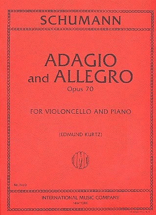 Adagio and Allegro op.70 for cello and piano