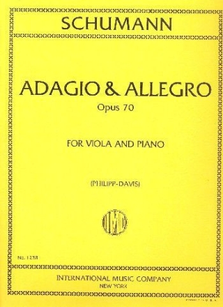 Adagio and Allegro op.70 for viola and piano