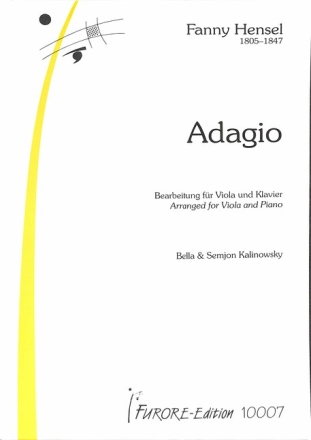 Adagio f�r Viola und Klavier
