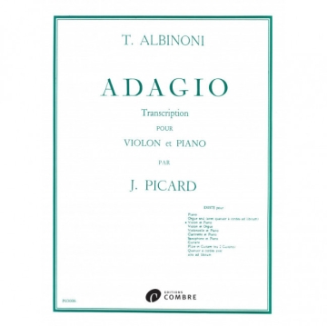 Adagio sol mineur pour violon et piano