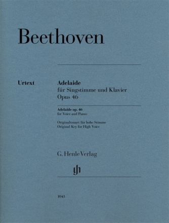 Adelaide op.46 f�r Singstimme (hoch) und Klavier