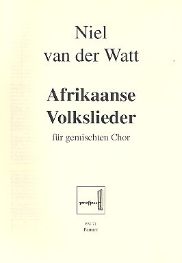Afrikaanse Volkslieder f�r gem Chor a cappella Partitur (nl)