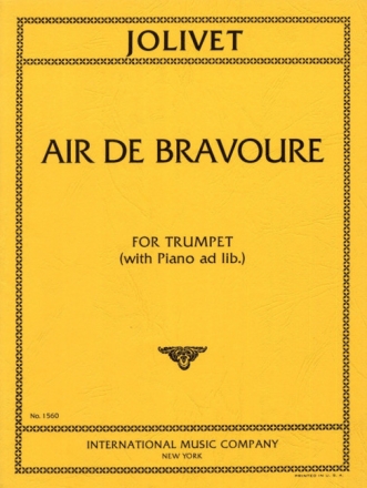 Air de bravoure for trumpet in C and piano ad lib