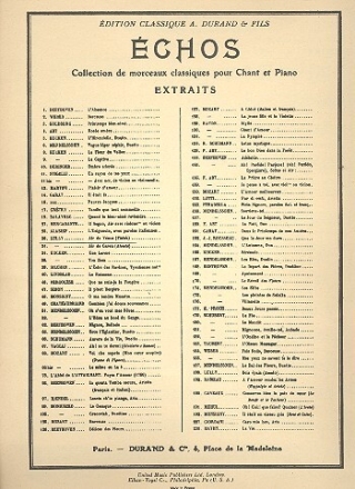 Air de V�nus f�r Gesang und Klavier (FR)