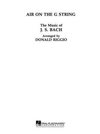 Air on the G String for string orchestra score and parts