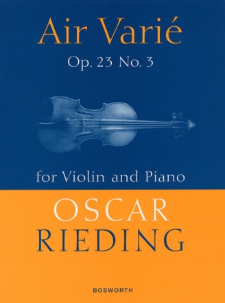 Air vari� op.23,3 for violin and piano