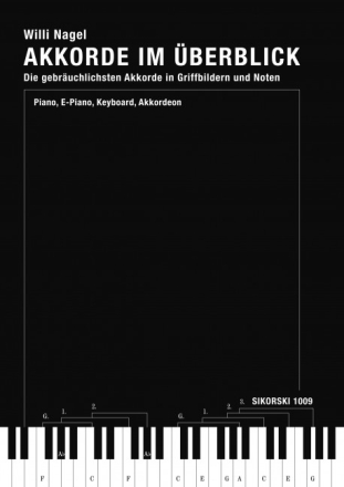 Akkorde im �berblick: Handbuch der gebr�uchlichsten Akkorde in Giffbildern und Noten