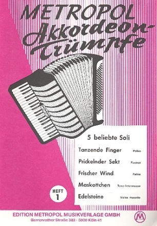 Akkordeon-Tr�mpfe Band 1 5 beliebte Soli