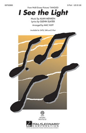 Alan Menken, I See the Light for 2-part choir and piano choral score