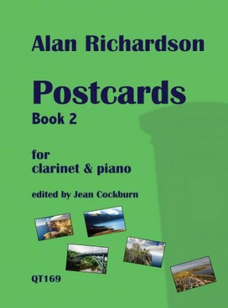 Alan Richardson Ed: Jean  Cockburn Postcards Book 2 for Clarinet & Piano Partitur und Stimme