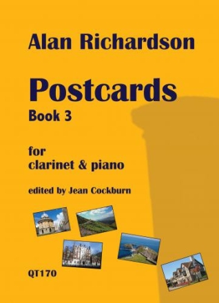 Alan Richardson Ed: Jean  Cockburn Postcards Book 3 for Clarinet & Piano Partitur und Stimme