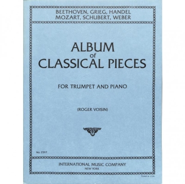 Album of classical pieces for trumpet and piano
