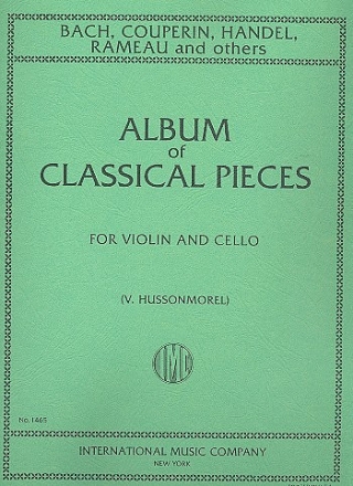 Album of classical pieces for violin and cello