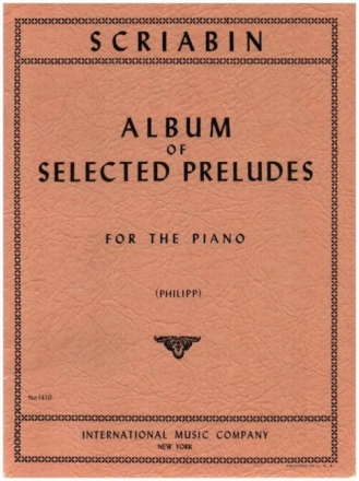 Album of selected preludes for piano