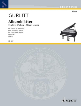 Albumbl�tter op. 147 f�r Klavier 4-h�ndig