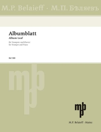 Albumblatt f�r Trompete und Klavier