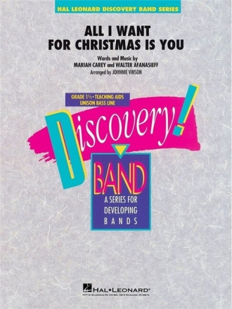 All I want for Christmas is You for Concert Band/Harmonie score and parts
