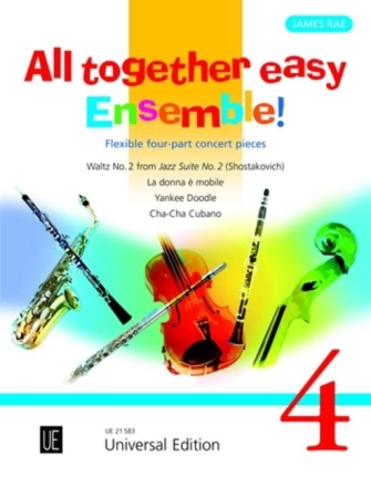 All together easy Ensemble! Band 4 f�r flexibles Ensemble Partitur und Stimmen