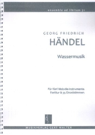 Alla Hornpipe aus 'Wassermusik' f�r flexibles Ensemble Partitur und Stimmen