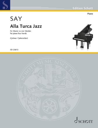 Alla Turca Jazz op. 5b f�r Klavier 4-h�ndig