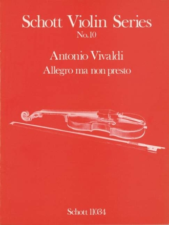 Allegro ma non presto f�r Violine und Klavier BERGMANN, WALTER, ED.