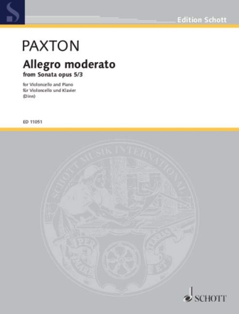 Allegro moderato aus der Sonate op.5,3 f�r Violoncello und Klavier