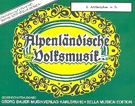 Alpenl�ndische Volksmusik f�r Blasorchester Altsaxophon 2 in Es