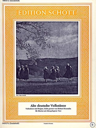 Alte deutsche Volkst�nze f�r Klavier (mit Text)