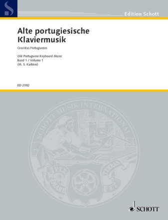 Alte portugiesische Klaviermusik Band 1 f�r Cembalo oder Klavier