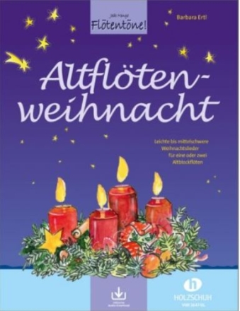 Altfl�tenweihnacht (+Online Audio) f�r 1-2 Altblockfl�ten Spielpartitur