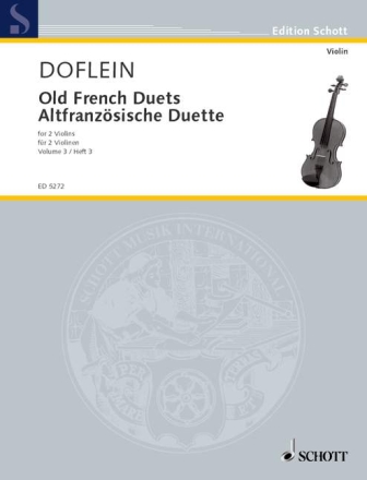 Altfranz�sische Duette Band 3 f�r Violinen Spielpartitur