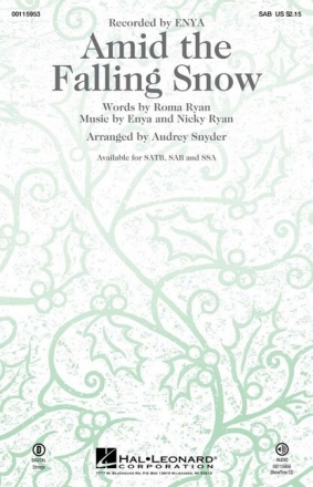 Amid the falling Snow for mixed choir (SAM) and piano (instruments ad lib) choral score