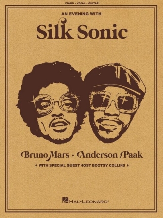 An Evening with Silk Sonic for piano/vocal/guitar songbook