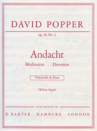 Andacht op.50,3 f�r Violoncello und Klavier ENGEL, WILLEM, ED