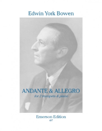 Andante and Allegro for 2 trumpets and piano