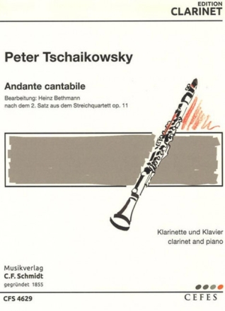 Andante cantabile aus op.11 f�r Klarinette und Klavier