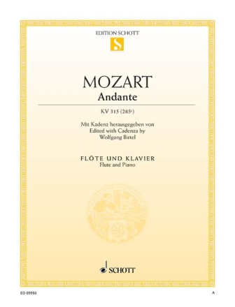 Andante KV 315 (285e) f�r Fl�te und Klavier