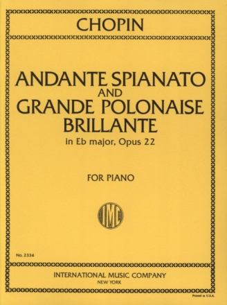 Andante Spianato and Grande Polonaise Brillante e flat major op.22 for piano