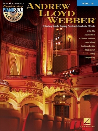 Andrew Lloyd Webber (+CD): for easy piano beginning piano solo playalong vol.8