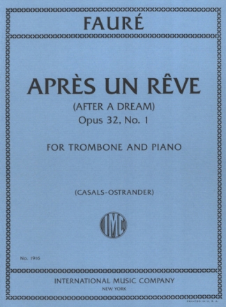 Apr�s un reve op.32,1 for trombone and piano
