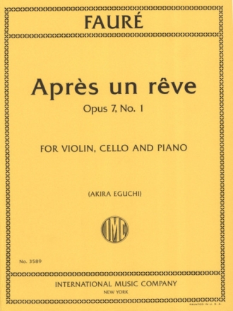 Apr�s un reve op.7,1 violin, cello and piano parts